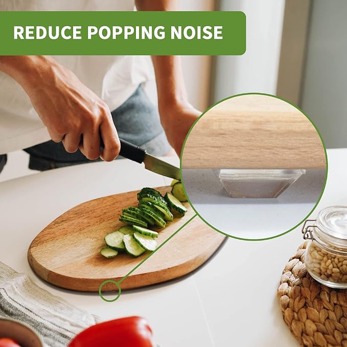 Rubber Cabinet Door Bumpers - 192 PCS Combo Pack Cabinet Bumpers Clear Rubber Bumpers for Cabinet Doors Rubber Stoppers Value Pack