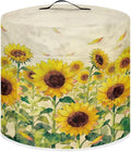 Xoenoiee Sunflowers Pattern Kitchen Appliance Dust Covers with Pockets, Electric Pressure Cooker Cover Compatible with Crock Pot, Rice Cooker Cover, for 8 Qt