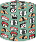 6 Quart Pressure Cooker Small Appliance Covers, Washable Dust Cover for Air Fryer Rice Cooker Kitchen Appliance Accessories with Storage Pockets, Sushi Print