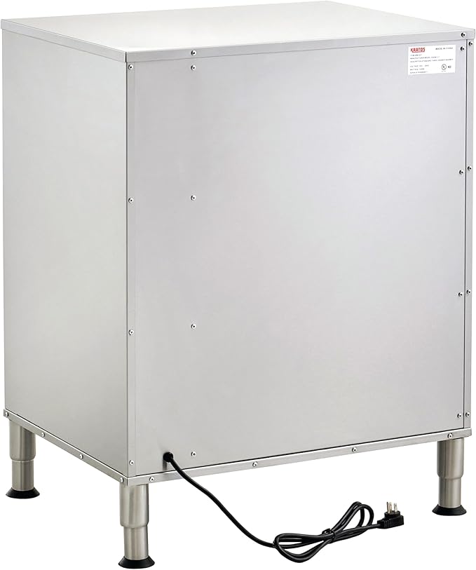 Kratos Commercial Electric Drawer Warmer, Stainless Steel Triple Drawer Food Warmer for Restaurants and Hotels, 120V, 1350W