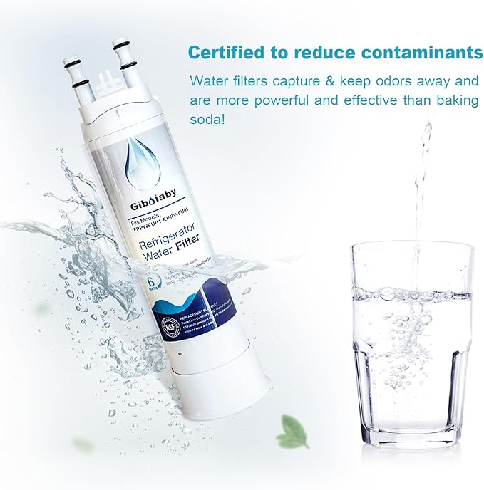 FPPWFU01 Water Replacement, Compatible with Frigidaire EPPWFU01, PureAdvantage PurePour PWF-1 (3 Pack)
