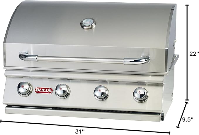 Bull Outlaw 30-Inch Built-In Grill (BG-26039), Natural Gas