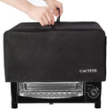 Toaster Oven Dust Cover with Accessory Pockets Compatible with Hamilton Beach 6 Slice of Toaster Oven (BLACK，19 x 14 x 10 inches)