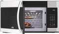 KoolMore 1.9 Cu. Ft. Over the Range Microwave Oven with Oven Lamp and 300CFM Recirculation Vent Hood Function, Auto Cook Menus, Reheat Function, 11 Power Levels, Timer, and Weight Defrost (KM-MOT-2SS)