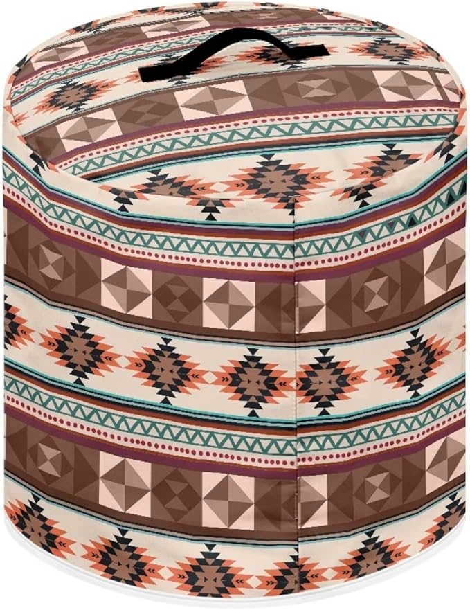 Flashideas Boho Pressure Cooker Cover for Women Dust Protection Insulated Rice Cooker Cover Water Resistant Dust Cover with Pockets for Instant Pot 6 Quart Vintage Appliance Cover for Kitchen