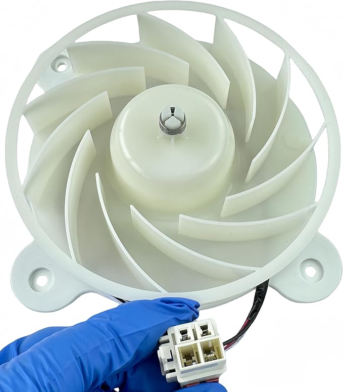 Upgraded DA31-00287B Refrigerator Evaporator Fan Motor (OEM) for Samsung Refrigerator Replaces AP5948644 PS9494284 EAP9494284 DA31-00334A DA96-00968A 2-Years Warranty