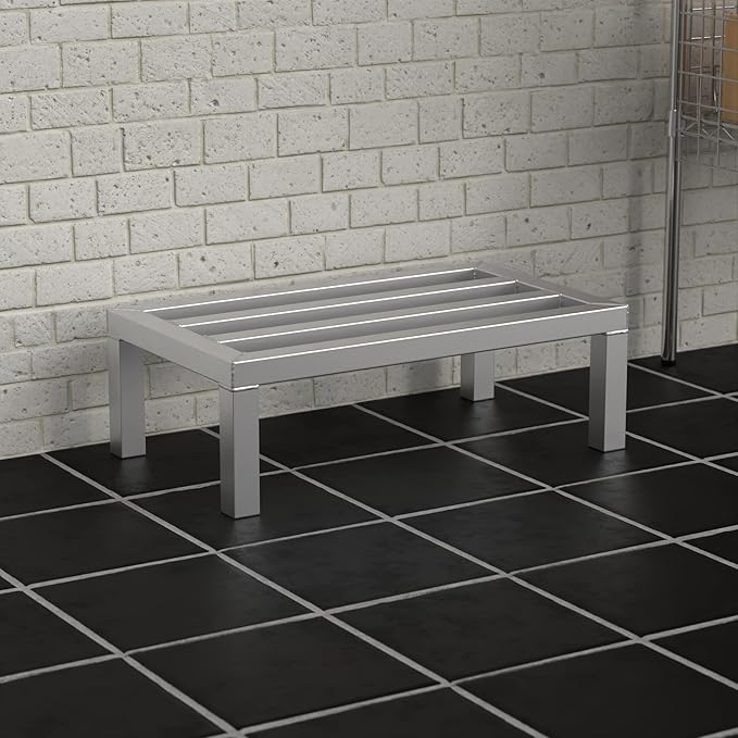 24'' x 14'' x 8'' Aluminum Dunnage Rack - 1300 lb. Capacity