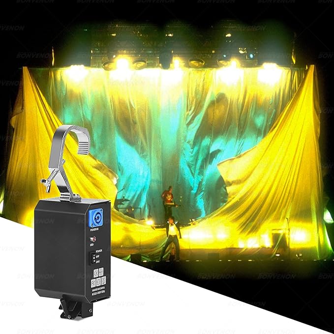 MOKA SFX DMX Power Drop Machine Stage Curtain Control System Hook Stage Screen Concert Curtain Kabuki Drop 6PCS/Lot
