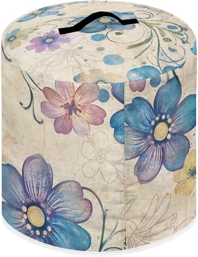Bird Flower Pressure Cooker Cover Instant Pot Accessories Instant Pot Kitchen Appliance Dust Cover with Pockets for Rice Cooker Air Fryer Slow Cooker Dust Covers for Kitchen Size S