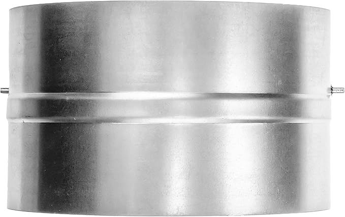 5" Inch Backdraft Damper for Straight or Flex Duct. Bathroom Exhaust Fan. Kitchen Hood Exhaust Fan and Different Dryer Fan Backflow Preventer. Steel Damper with Aluminum Valve Flaps