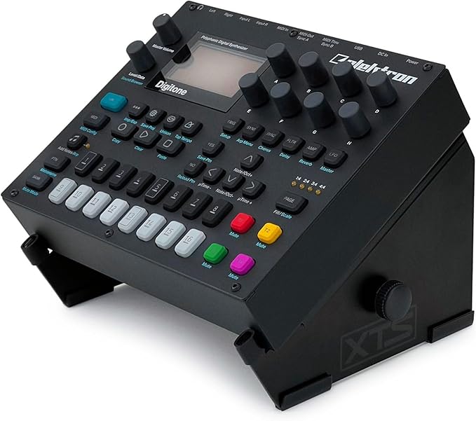 ANALOG CASES XTS Desktop Stand, 6.6" - 10.4" Size for Audio Interface/Pedal/MIDI Controller/Synth/Sampler, Fits Elektron Digitakt/Teenage Engineering EP-133 KO 2 / Akai MPK Mini and more