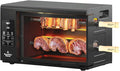 Electric Rotisserie Oven Brazilian Flame VOLTA | Vertical Countertop Grill with Auto-Rotating Skewers Shawarma Grill Machine Meat Kebab | Indoor Adjustable Temperature | 8lb Capacity | World Cup Grill