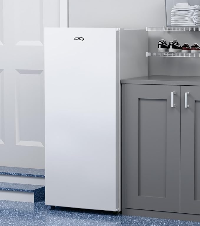 KoolMore 7 cu. ft. Convertible Garage Ready Upright Freezer/Refrigerator in White (KM-RUF-7S)