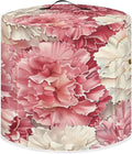 Pink Flower Dust Cover Instant Pot and Extra Accessories Dust Proof Easy to Clean Pressure Cooker Cover Electric Appliance Cover Air Fryer Accessories with Storage Pocket Size M