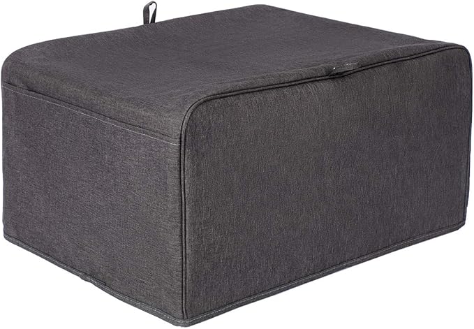 Toaster Oven Dust Cover with Accessory Pockets Compatible with Hamilton Beach 6 Slice of Toaster Oven ( GRAY)
