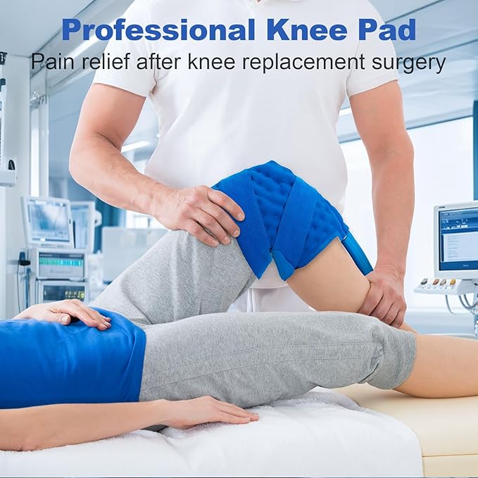Ice Machine for Knee After Surgery, Timer Looped Knee Ice Machine with Digital Panel, 9 Quarts Cold Therapy Machine for Knee Replacement Home Cryotherapy System for Surgery Recovery