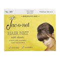 Hair Net Jac-O-Net Tiny Mesh Bouffant/Large Size, Medium Brown,1 Net Per Pack [1 Pack]