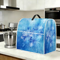 Stand mixer cover with handle and storage bag, reusable and washable, stylish retro floral design, keeps kitchen countertops clean and tidy (fits 6-8 quart mixers).