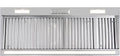 Akicon 48 Inch Range Hood Insert with Heater Sensor, 1200 CFM Bulit-in Kitchen Vent Hood with 4 Speeds, Ultra-Quiet Ducted Stove Hood 3CCT LED Lights and Dishwasher Safe Filters