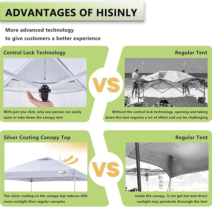 10x10 Pop Up Canopy Tent White Folding Shelter Heavy Duty Waterproof Vented Roof 3 Removable Sidewalls Quick Setup for Outdoor Patio Event Market