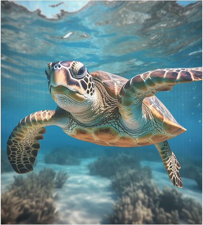 senya Dishwasher Magnet Cover Panel for The Front Sea Turtle Relaxing Dish Washer Door Sticker