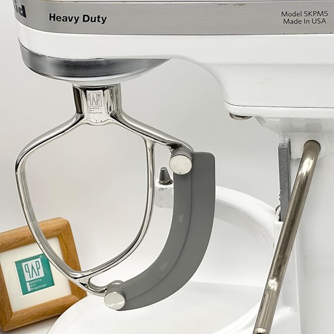 Flex Edge Beater Pro FEB5HD for KitchenAid 5QT Bowl-Lift Stand Mixers - Stainless Steel Flat Beater with Replaceable Silicone Edges.