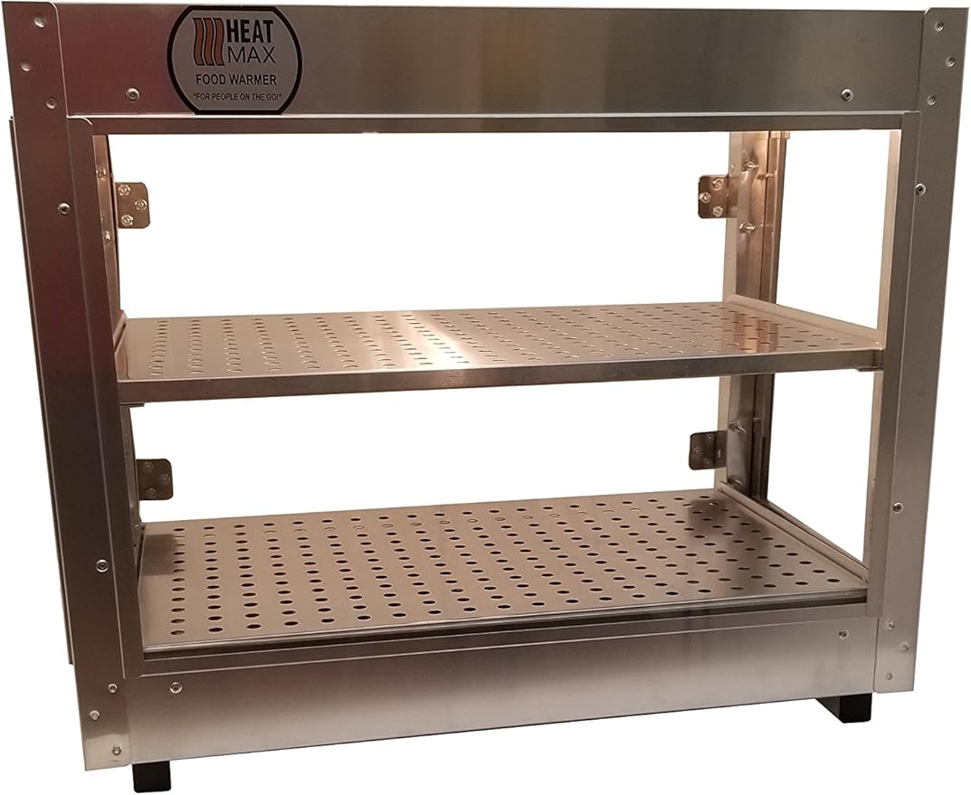 HeatMax 24x15x20 Commercial Food Warmer, Pizza, Pastry, Patty, Empanada, Catering, Concession, Fund Raising, Heated Display Case