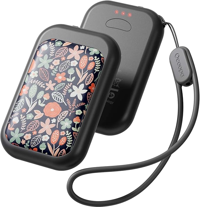 OCOOPA Magnetic Rechargeable Hand Warmers 2 Pack, Card-Style Electric AI Hand Warmers 5000mAh, Pocket Portable Hands Heater, UL Certified, for Men Women, Hunting Essentials, UT4 Young