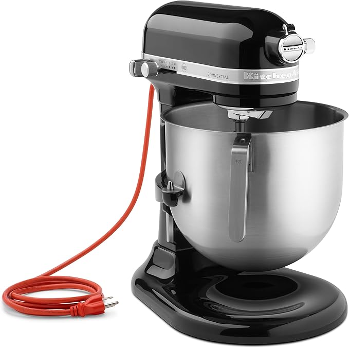 KitchenAid NSF Certified Commercial Series 8-Qt Bowl Lift Stand Mixer - KSM8990