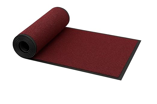 Guardian 94021355 Platinum Series Indoor Wiper Floor Mat, 2' x 13', Burgundy