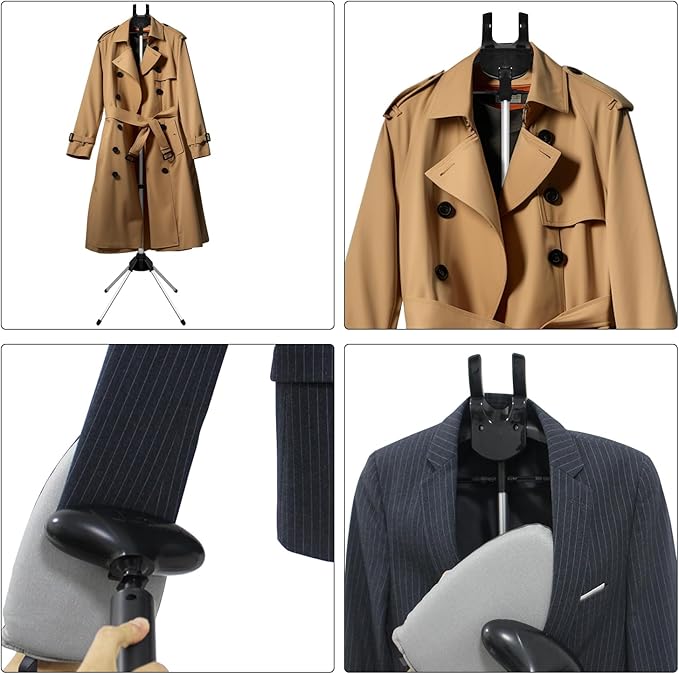 Garment hanger for steaming clothes,Steam rack for clothes,Handheld garment steamer rack,Clothes hanger for steam ironing,Steam stand clothes,Steamer pole,Steamer Hanger standing, steam iron stand