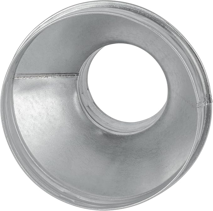 6" to 3.15" Inch Round Duct Reducer - Male Fit Galvanized Steel Pipe Increaser - Coupling for Round Duct Ventilation Systems - Heating & Cooling, HVAC