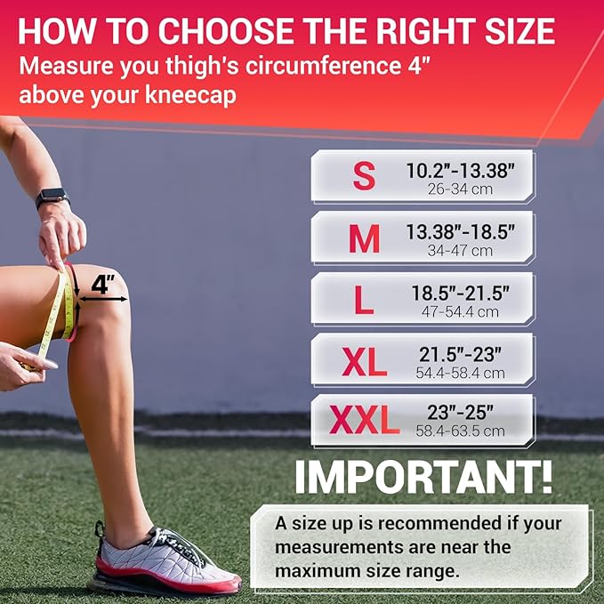 DR. BRACE ELITE Knee Brace with Side Stabilizers & Patella Gel Pads for Maximum Knee Pain Support and knee recovery for men and women-Please Check How To Size Video (Sunrise, XX-Large)