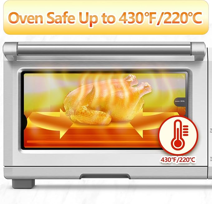 Air Fryer Paper Liners Disposable Compatible with BLACK+DECKER 4-Slice Crisp 'N Bake Air Fry Toaster Oven, 100PCS
