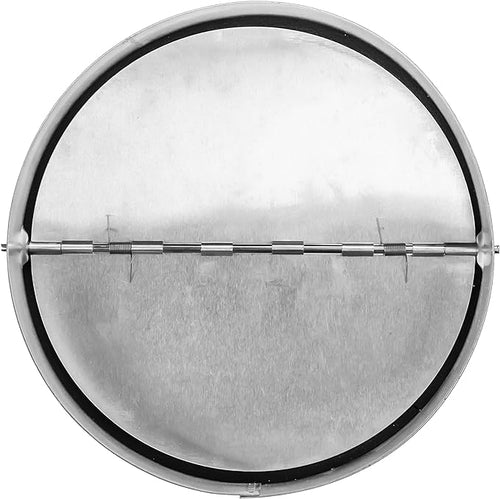 - 4" Inch Backdraft Damper for Straight or Flex Duct. Bathroom Exhaust Fan. Kitchen Hood Exhaust Fan and Different Dryer Fan Backflow Preventer. Steel Damper with Aluminum Valve Flaps (4")