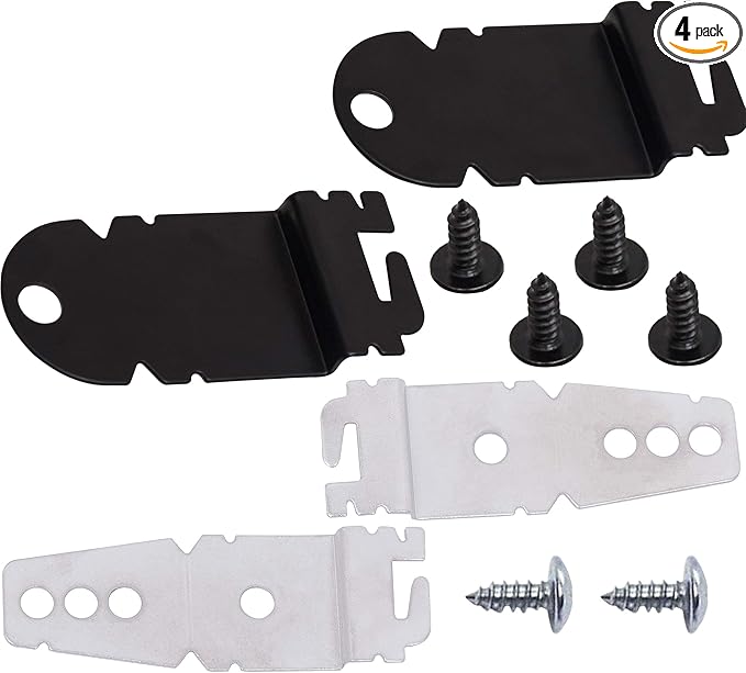 BlueStars 8212560 & 8269145 Dishwasher Side Mounting Bracket Kit with Screws Enhanced - Compatible with KitchenAid Whirlpool Kenmore Maytag Amana Jenn-Air Dishwashers - Easy to Install