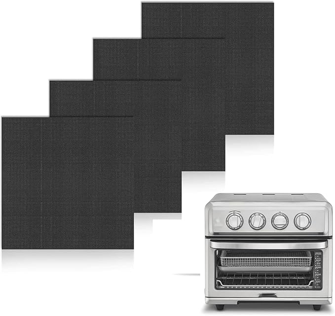 4 Pack Air Fryer Liners for Cuisinart Air Fryer Cuisinart Convection Toaster Oven and Emeril Lagasse 26 QT Extra Large Air Fryer