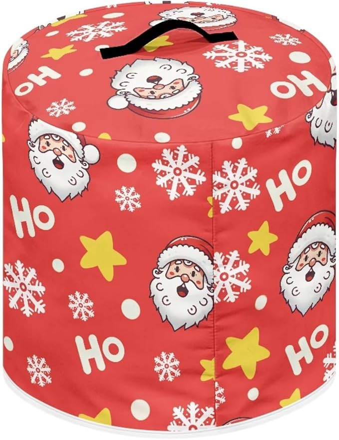 Ho Ho Ho Santa Claus Dust Cover Instant Pot and Extra Accessories Dust Proof Easy to Clean Pressure Cooker Cover Electric Appliance Cover Air Fryer Accessories with Storage Pocket SizeS