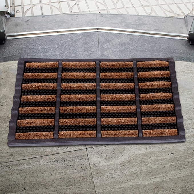 FOOTMATTERS Ninamar Mud Scrubber Tray Mat – 24 x 16 inch