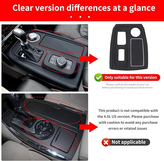 Central Control Silica Gel Pad for 2021-2025 Nissan Patrol Y62 Gearbox Protective Panel Central Control Protective Pad Anti-Skid Scratch-Proof Interior Upgraded Accessories (2021-2025 Y62)