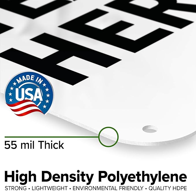 Custom Safety First Sign, OSHA Sign, 12x18 Inches, 55 mil thick HDPE (high density polyethylene), Made in USA by My Sign Center