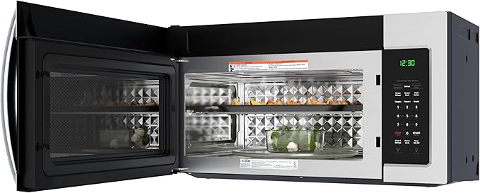 KoolMore 30-inch 1.5 cu. ft. Over-the-Range Convection Microwave Oven,900 Watts and 300 CFM in Stainless-Steel, UL Listed