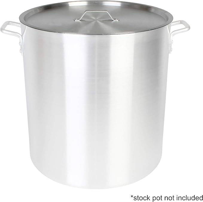Thunder Group Stock Pot Lid, 100 Quart, Silver