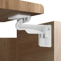 8 Pack Upgraded Invisible Baby Proofing Cabinet Latch Locks - No Drilling or Tools Required, Children Proof Cupboard Drawers Latches, Works with Most Cabinets and Drawers - Adhesive Easy Installation