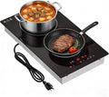 Ranein Induction Cooktop 12 Inch, Build-in 2 Burners Electric Stove Top, 9 Power Settings, Max 1800W, Sensor-Control Induction Hob with Multiple Safety Protections, Compatible with Magnetic Cookers