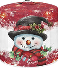 Pressure Cooker Cover for 8 Quart Air Fryer Accessories, Stain Resistant Electric Appliance Cover with Pockets Christmas Decor Cute Snowman