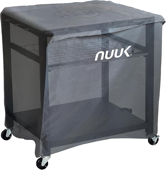 NUUK Outdoor Grill Cart Cover 24" x 30", Waterproof Pizza Oven Table Cover, UV Resistant BBQ Prep Work Table Protection for Kitchen Island Prep Station
