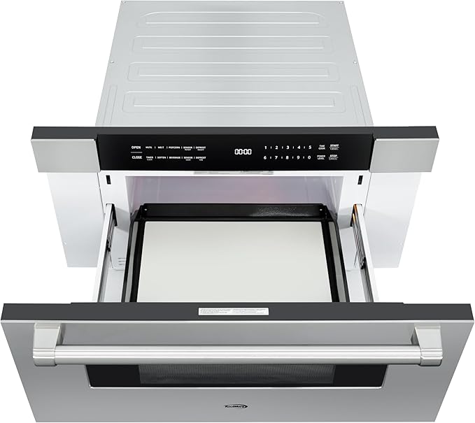 KoolMore 30 in. Microwave Drawer, 1.2 cu. ft. Capacity in Stainless-Steel (KM-MD30-SS)
