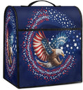 Kitchen Aid Mixer Cover Animal Eagle American Flag Stand Mixer Cover Compatible with 6-8 Quarts Stand Mixers, Dust Covers with Zipper Pocket Foldable Washable Kitchen Aid Organizer Bag