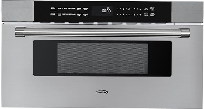 KoolMore 30 in. Microwave Drawer, 1.2 cu. ft. Capacity in Stainless-Steel (KM-MD30-SS)